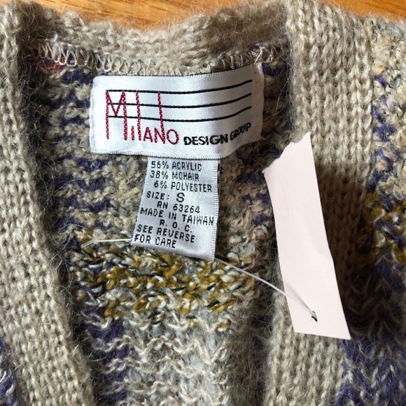 Milano Design Group Size 8 NWT V-Neck Cardigan - Picture 4 of 7